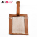 Fashion promotion bagtag personalizable blank travel tag for baggage